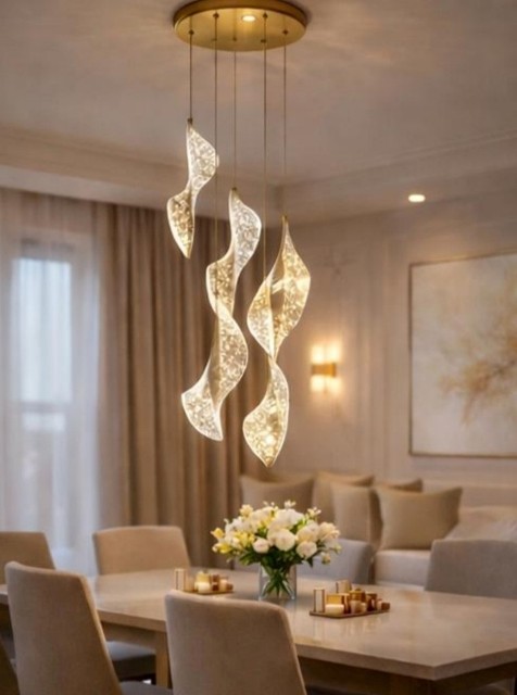 MODERN 5'Lİ SARKIT LED AVİZE