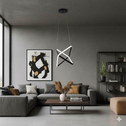 MODERN PİRAMİT SARKIT LED AVİZE 