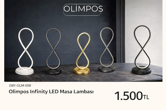 Olimpos Infinity LED Masa Lambası