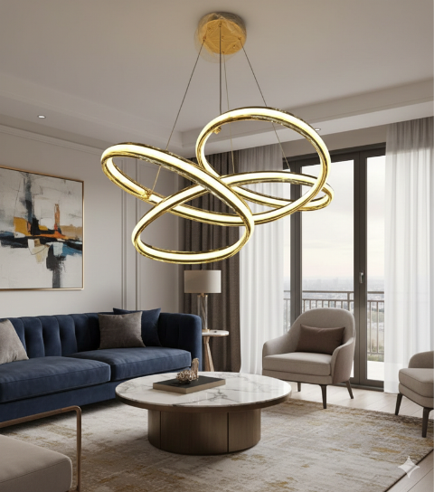 MODERN ÇİFT YÖNLÜ LED SARKITLI AVİZE