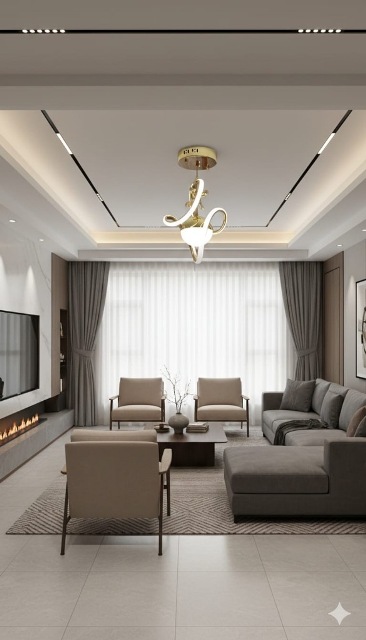 MODERN TEK TOPLU LED AVİZE