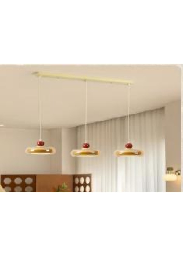 Modern 3’lü Sarkıt LED Avize (Gold Detaylı Minimal Tasarım)